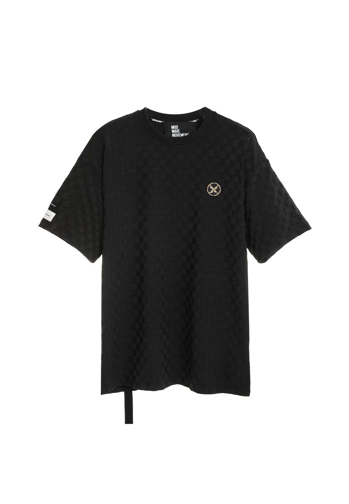 Camiseta de tejido texturizado en cuadros | MWM