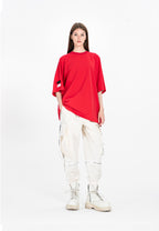 Camiseta oversize con bordado | MWM