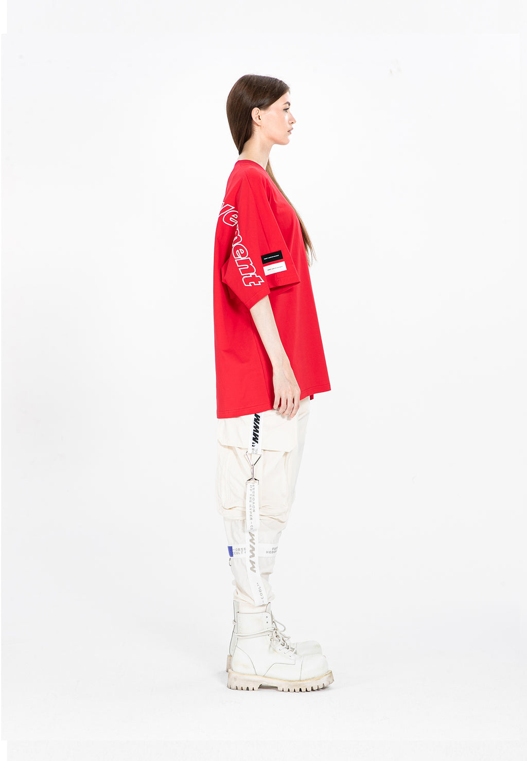 Camiseta oversize con bordado | MWM