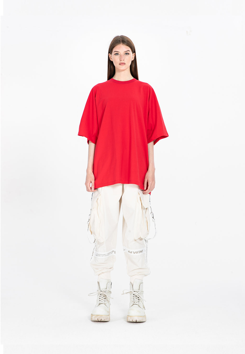 Camiseta oversize con bordado | MWM