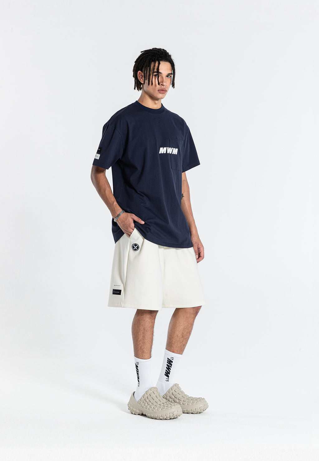 MWM T-SHIRT WITH TRIANGULAR LOGO