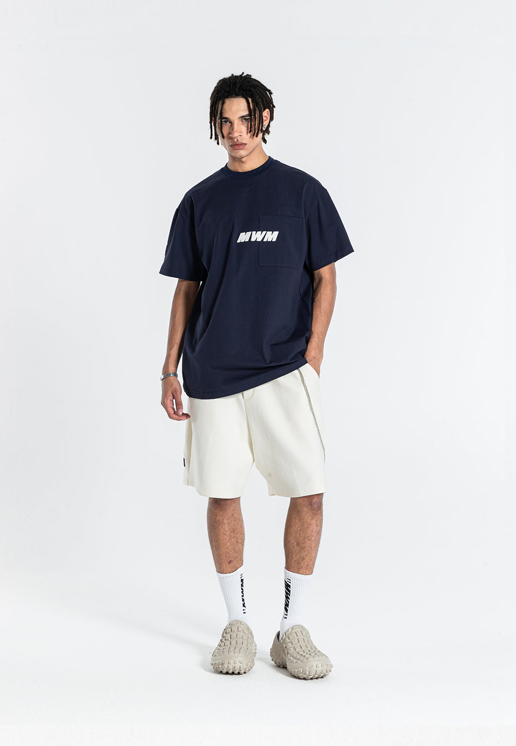 MWM T-SHIRT WITH TRIANGULAR LOGO