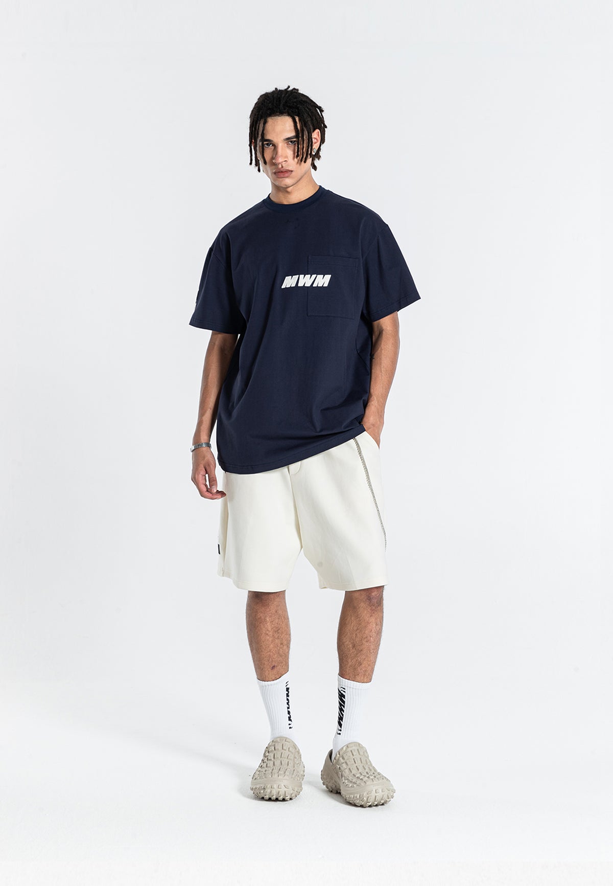 MWM T-SHIRT WITH TRIANGULAR LOGO