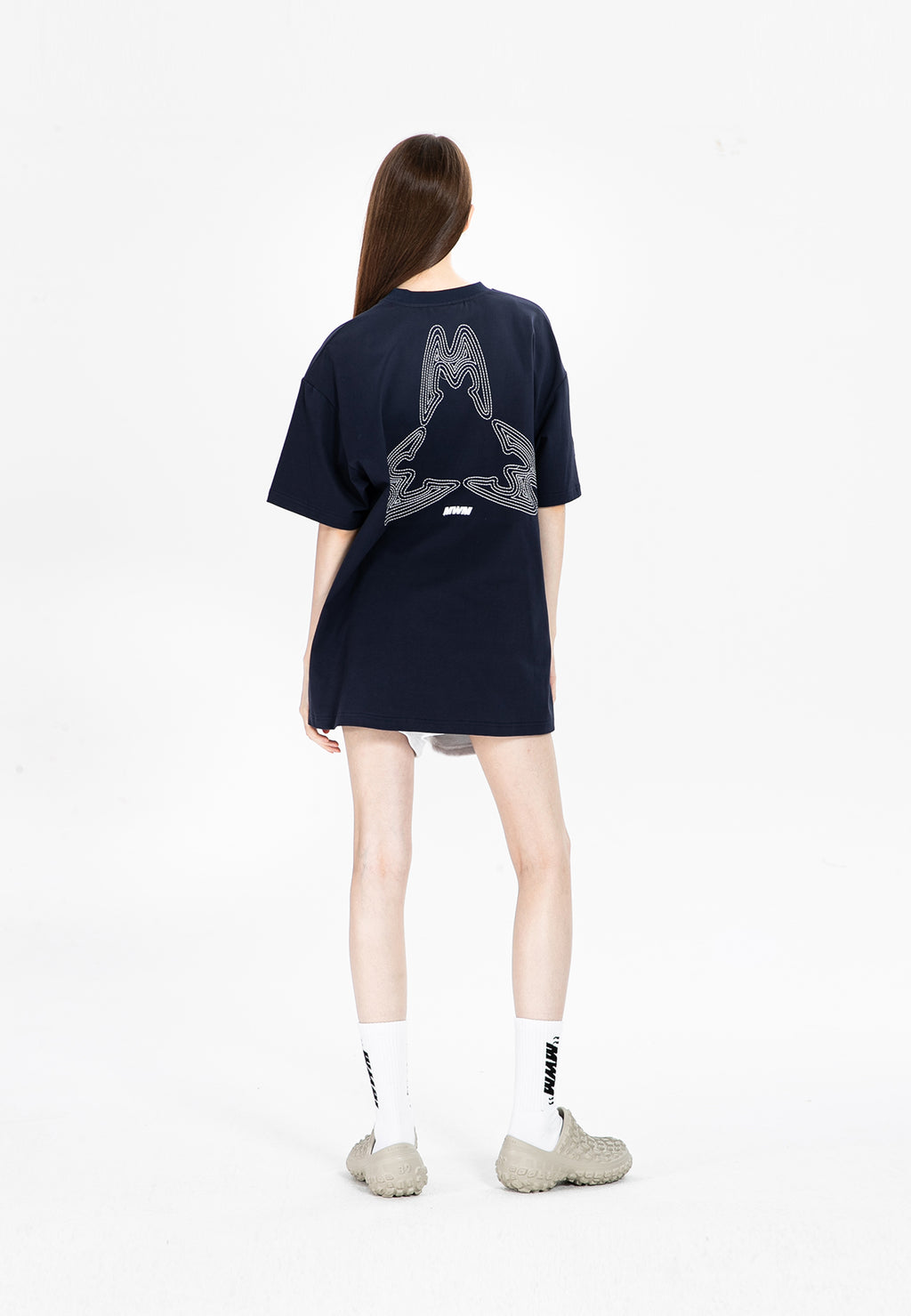 MWM T-SHIRT WITH TRIANGULAR LOGO