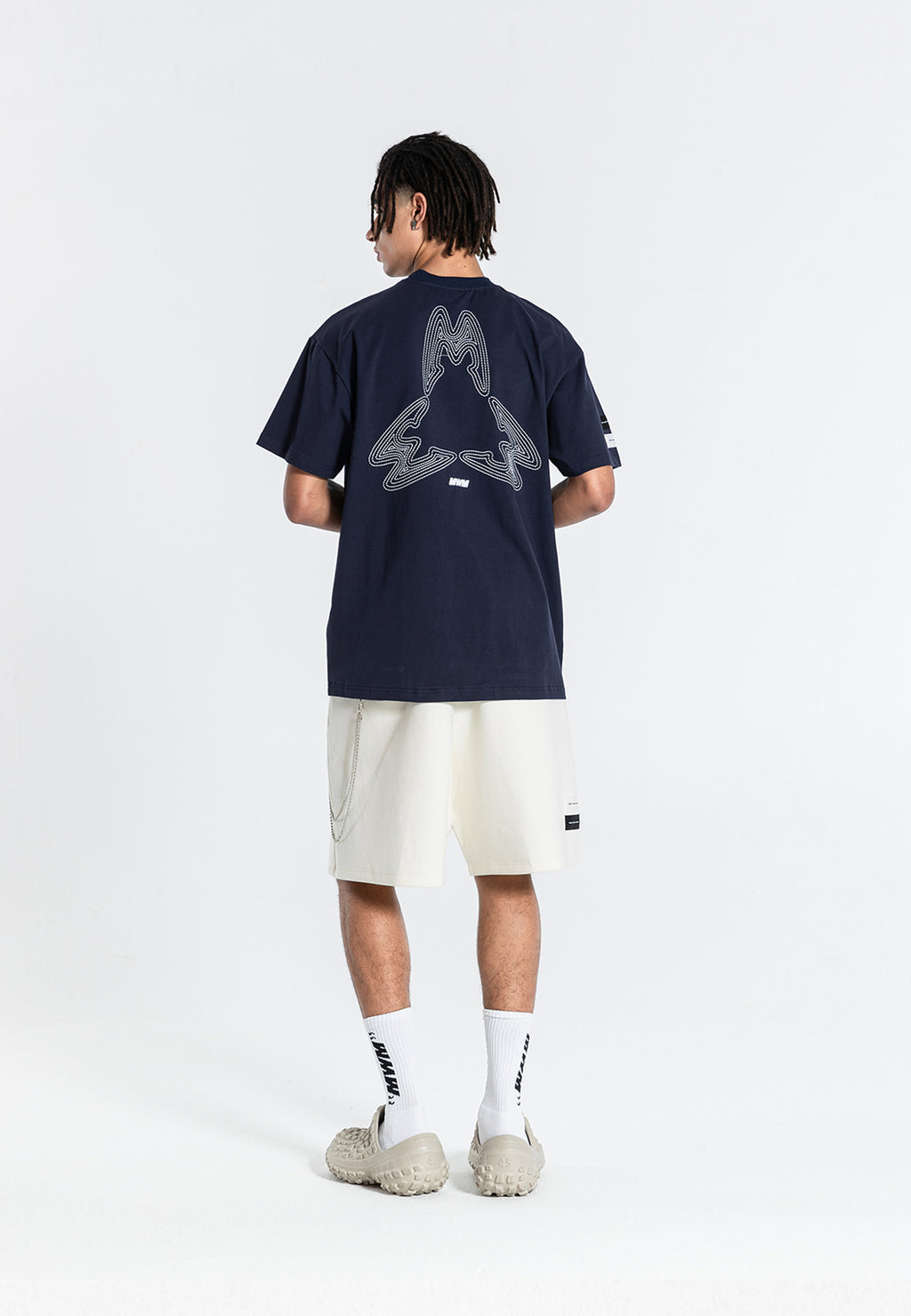 MWM T-SHIRT WITH TRIANGULAR LOGO