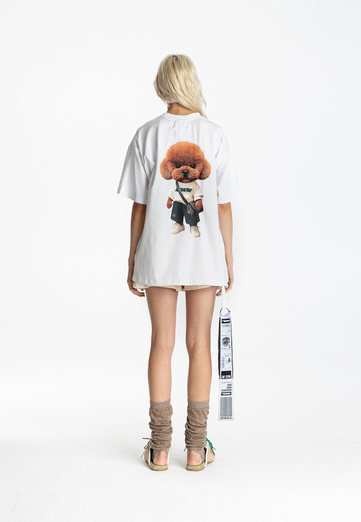 Camiseta con print de Oso Teddy | MWM