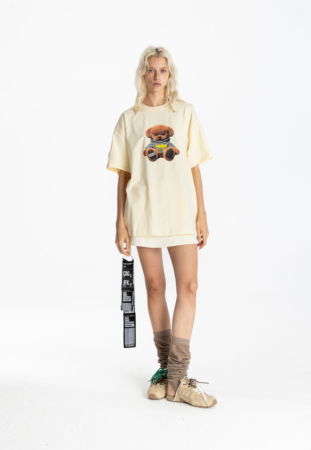 Camiseta con print de Oso Teddy | MWM