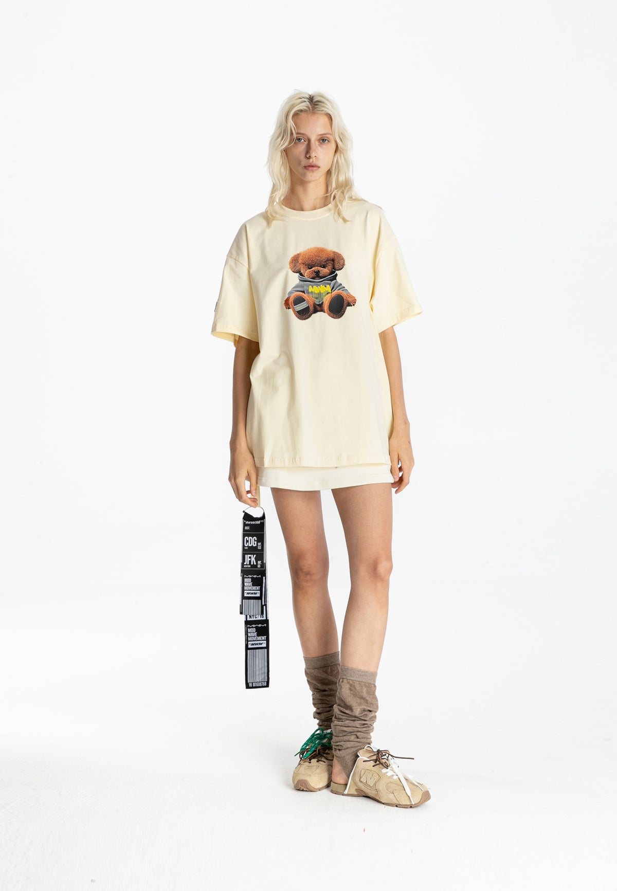 Camiseta con print de Oso Teddy | MWM