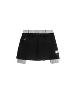 MWM KNITTED SKIRT WITH DOUBLE WAISTBAND