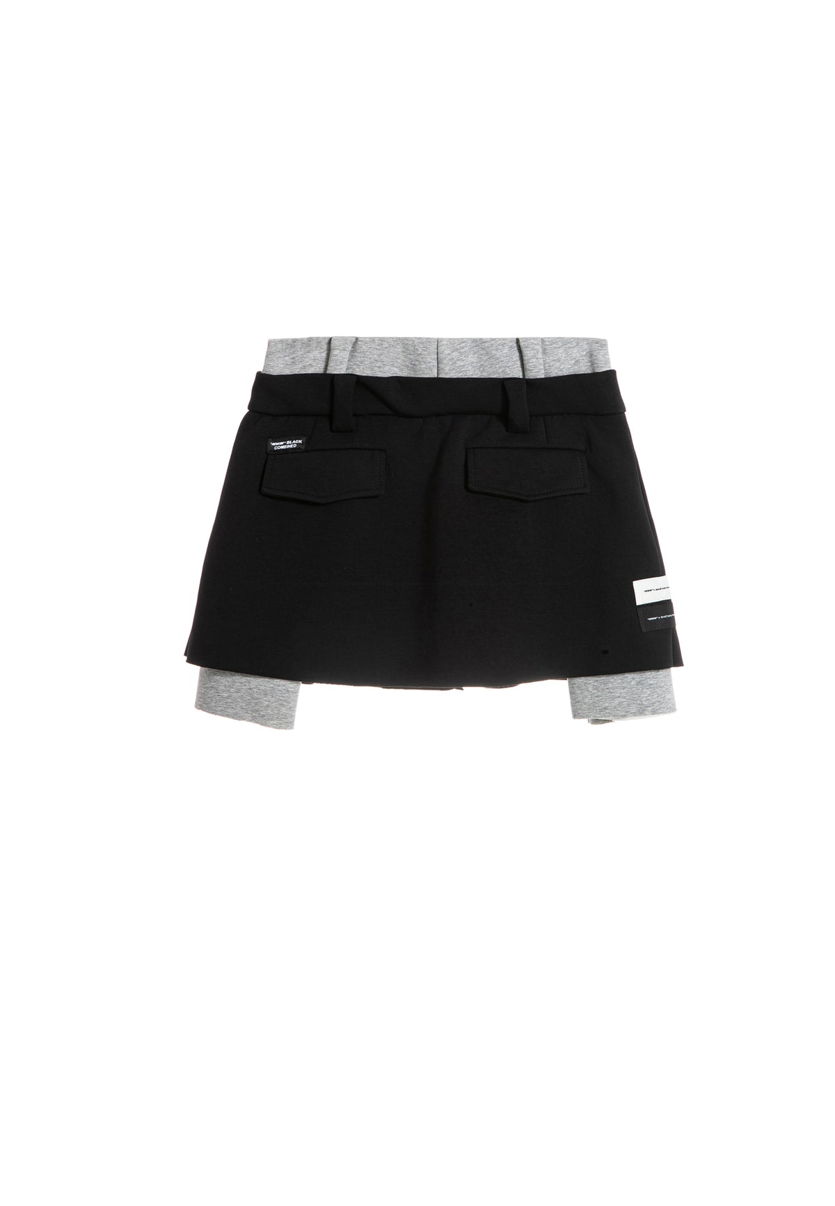 MWM KNITTED SKIRT WITH DOUBLE WAISTBAND