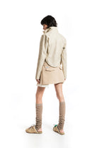 MWM KNITTED SKIRT WITH DOUBLE WAISTBAND