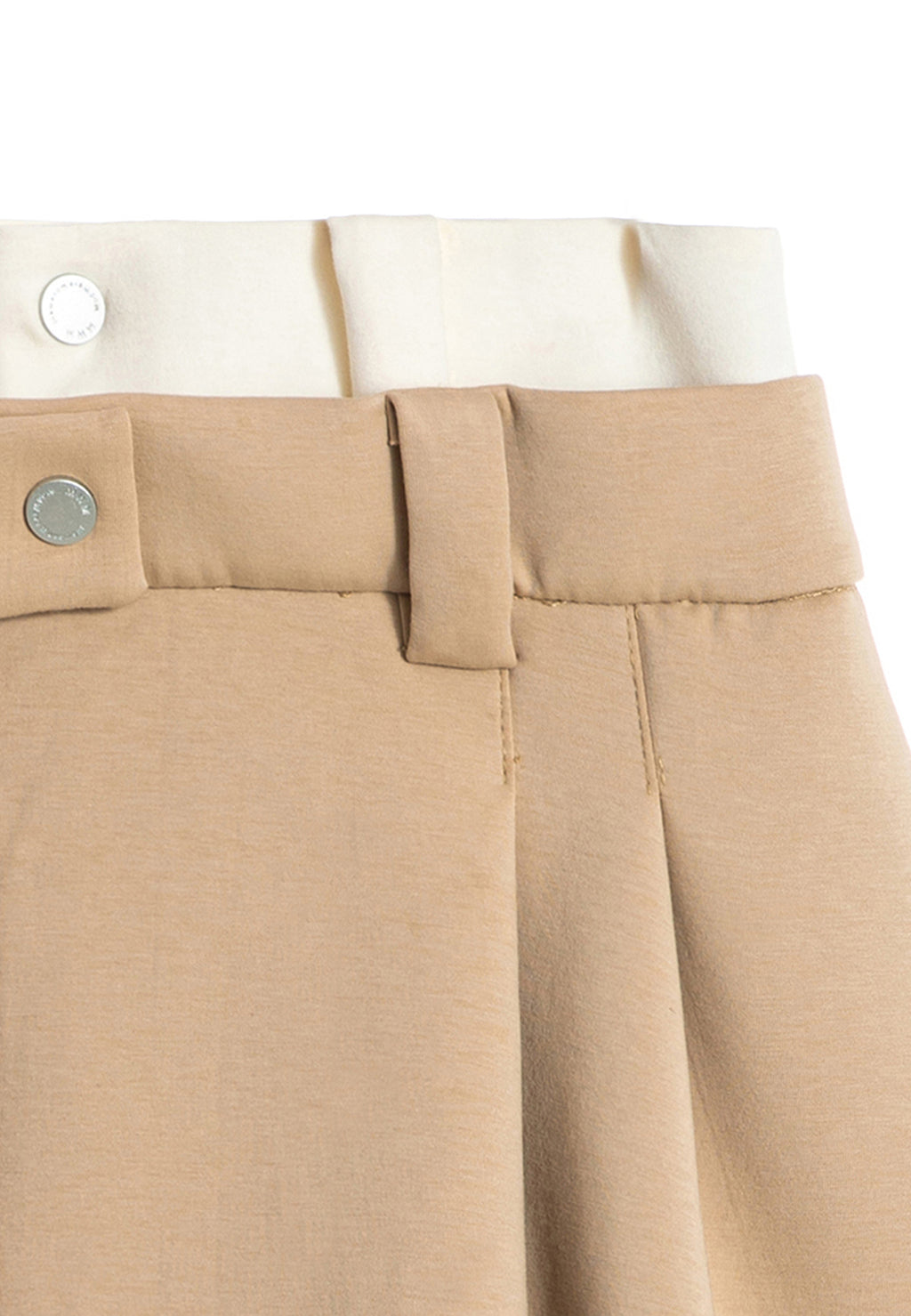 MWM KNITTED SKIRT WITH DOUBLE WAISTBAND