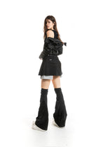 MWM KNITTED SKIRT WITH DOUBLE WAISTBAND