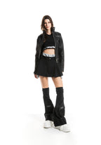 MWM KNITTED SKIRT WITH DOUBLE WAISTBAND
