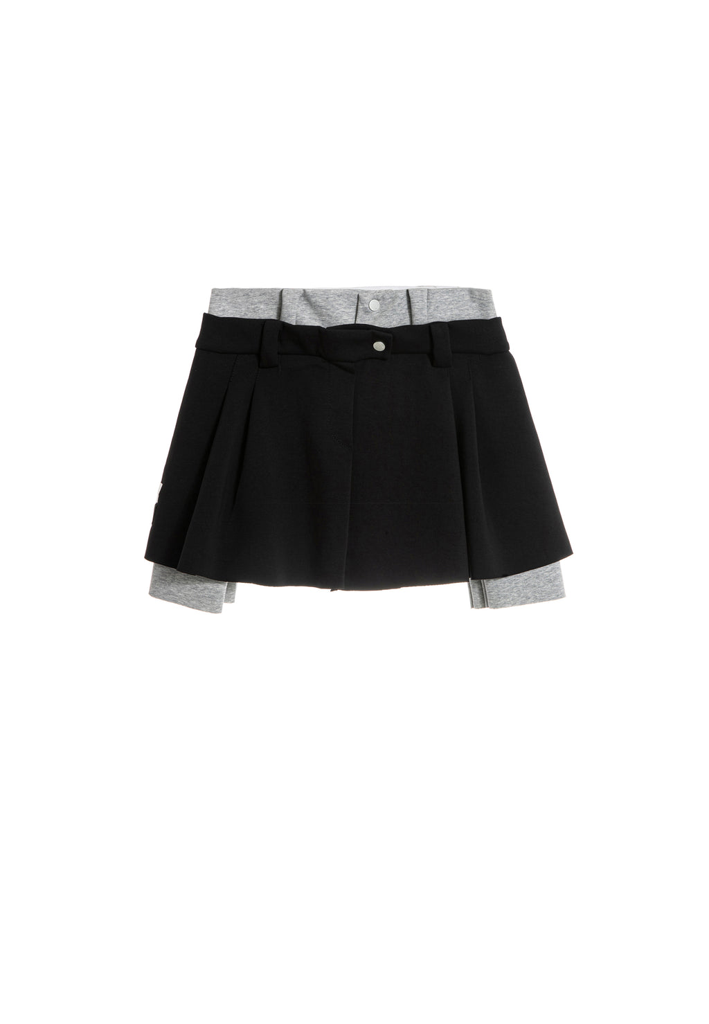MWM KNITTED SKIRT WITH DOUBLE WAISTBAND