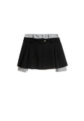 MWM KNITTED SKIRT WITH DOUBLE WAISTBAND