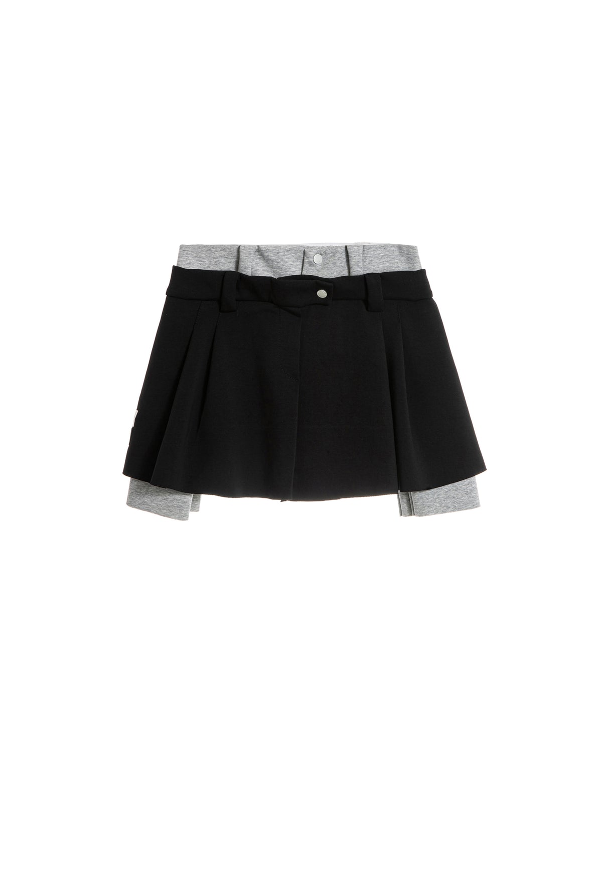 MWM KNITTED SKIRT WITH DOUBLE WAISTBAND