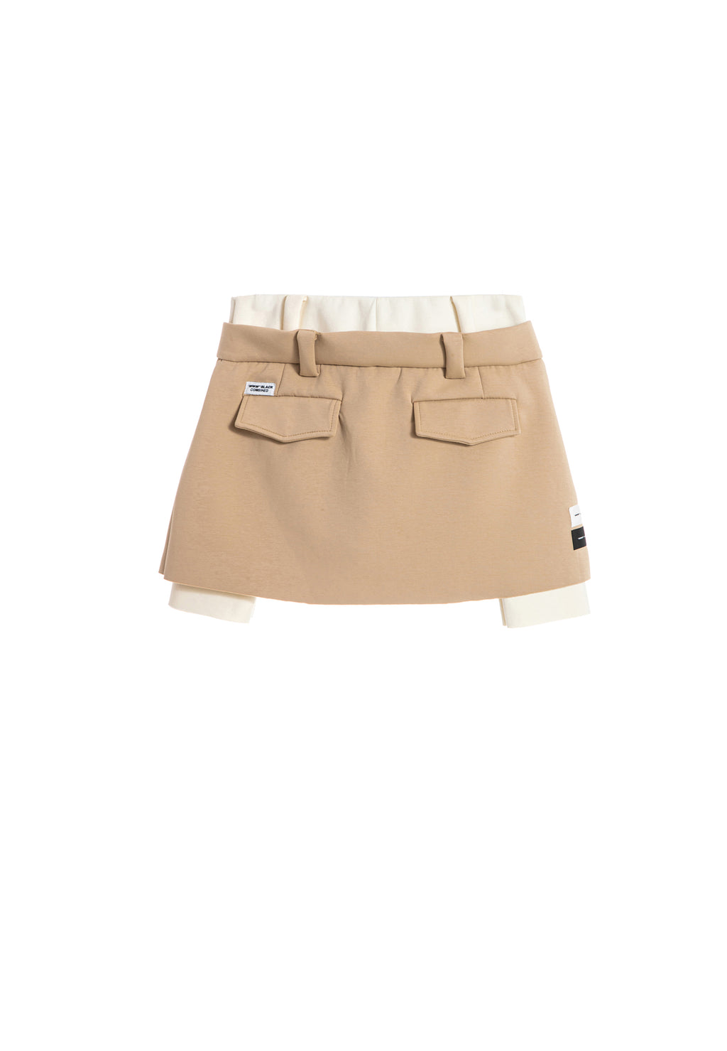 MWM KNITTED SKIRT WITH DOUBLE WAISTBAND