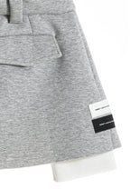 MWM KNITTED SKIRT WITH DOUBLE WAISTBAND