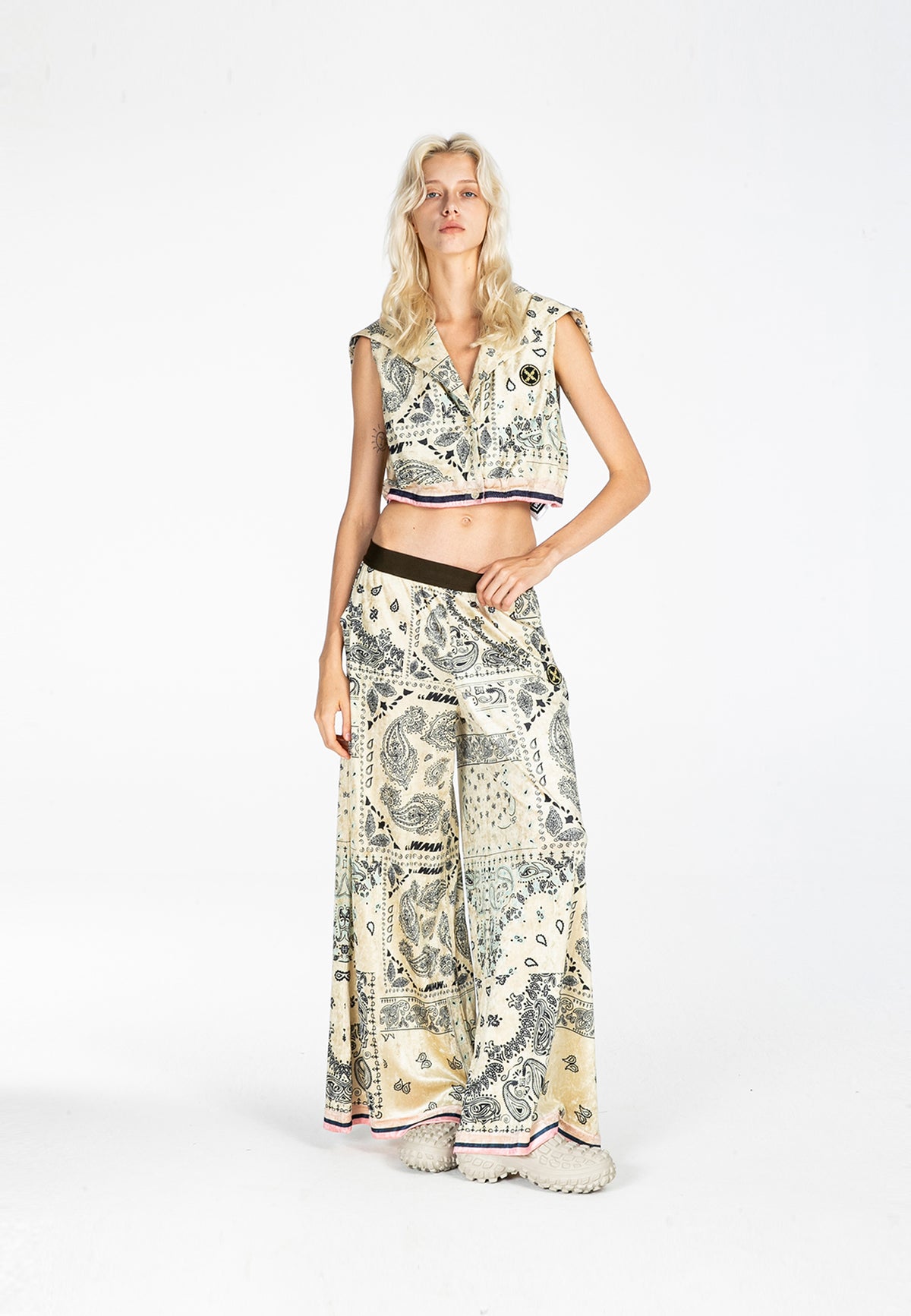 PANTALÓN PALAZZO BANDANA MWM