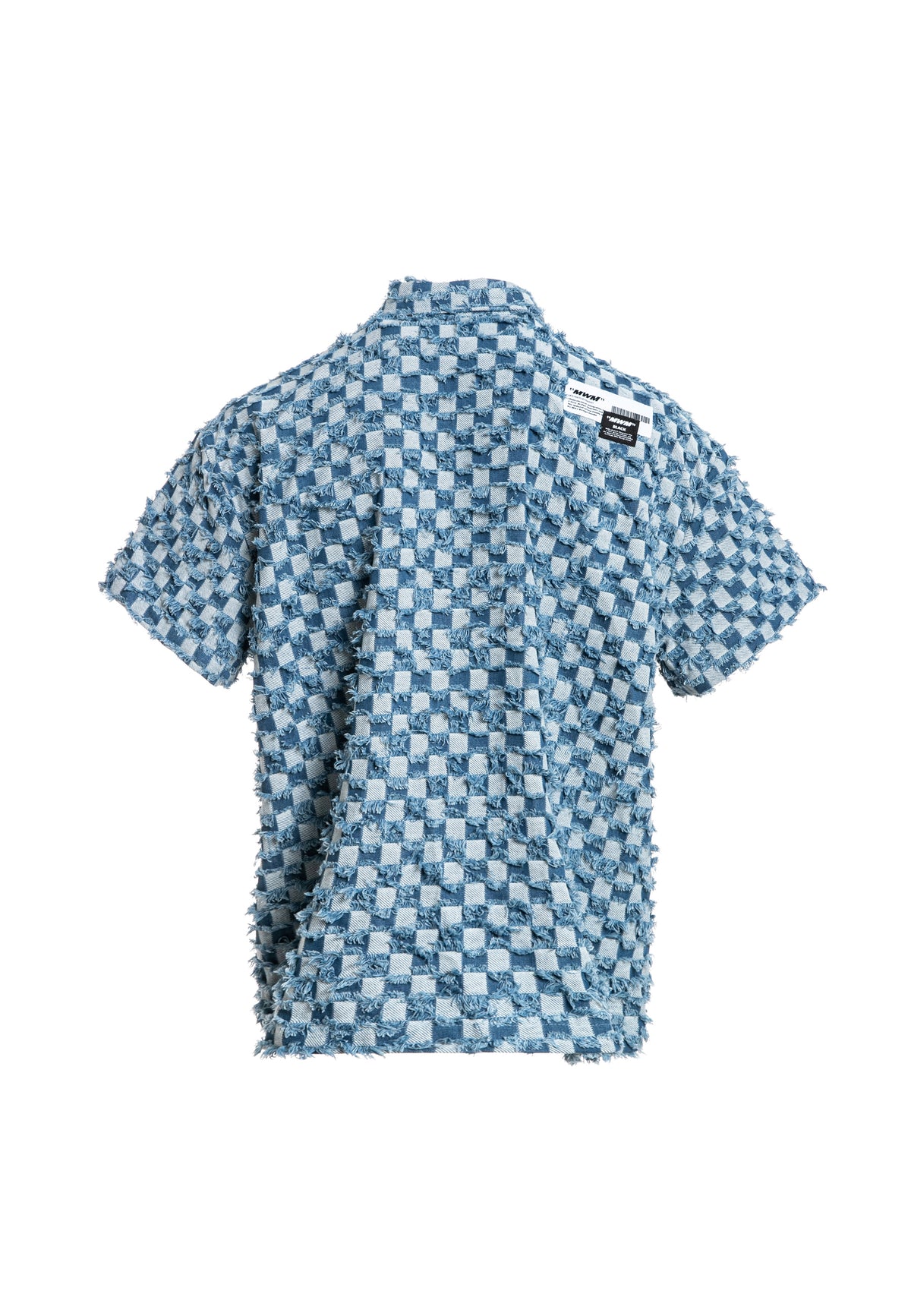 MWM OVERSIZED CHECKED DENIM SHIRT