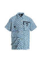 MWM OVERSIZED CHECKED DENIM SHIRT