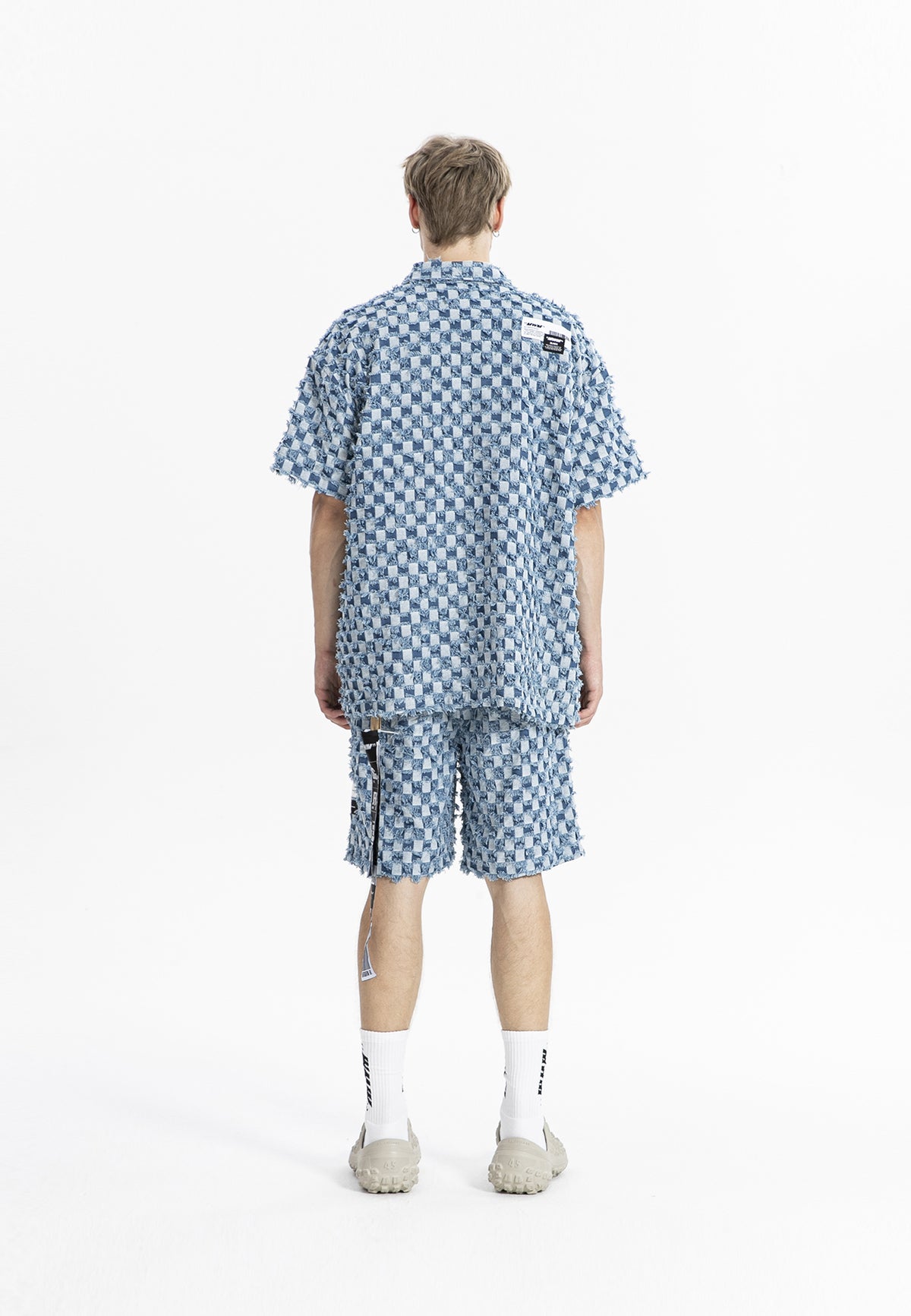 MWM OVERSIZED CHECKED DENIM SHIRT