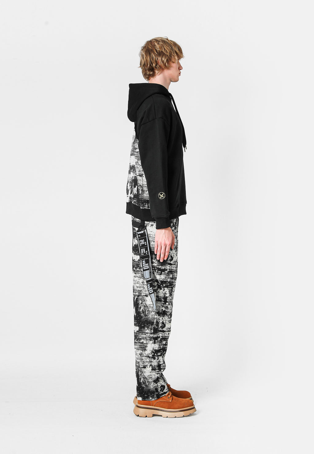 SUDADERA MWM JACQUARD CON CAPUCHA