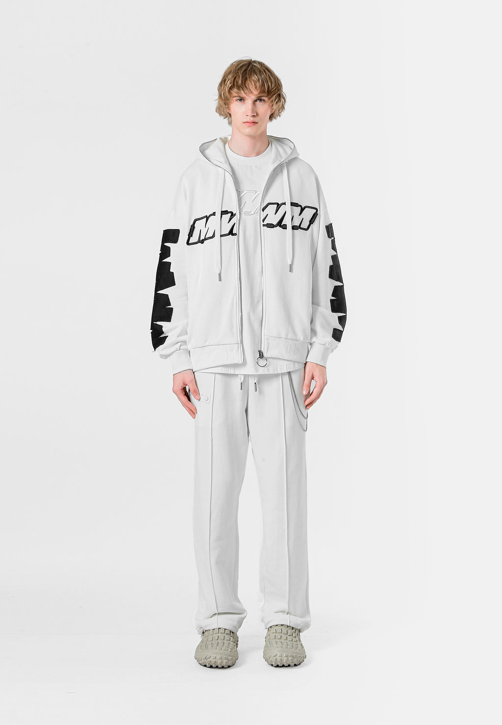 SUDADERA CON CAPUCHA LOGO MWM