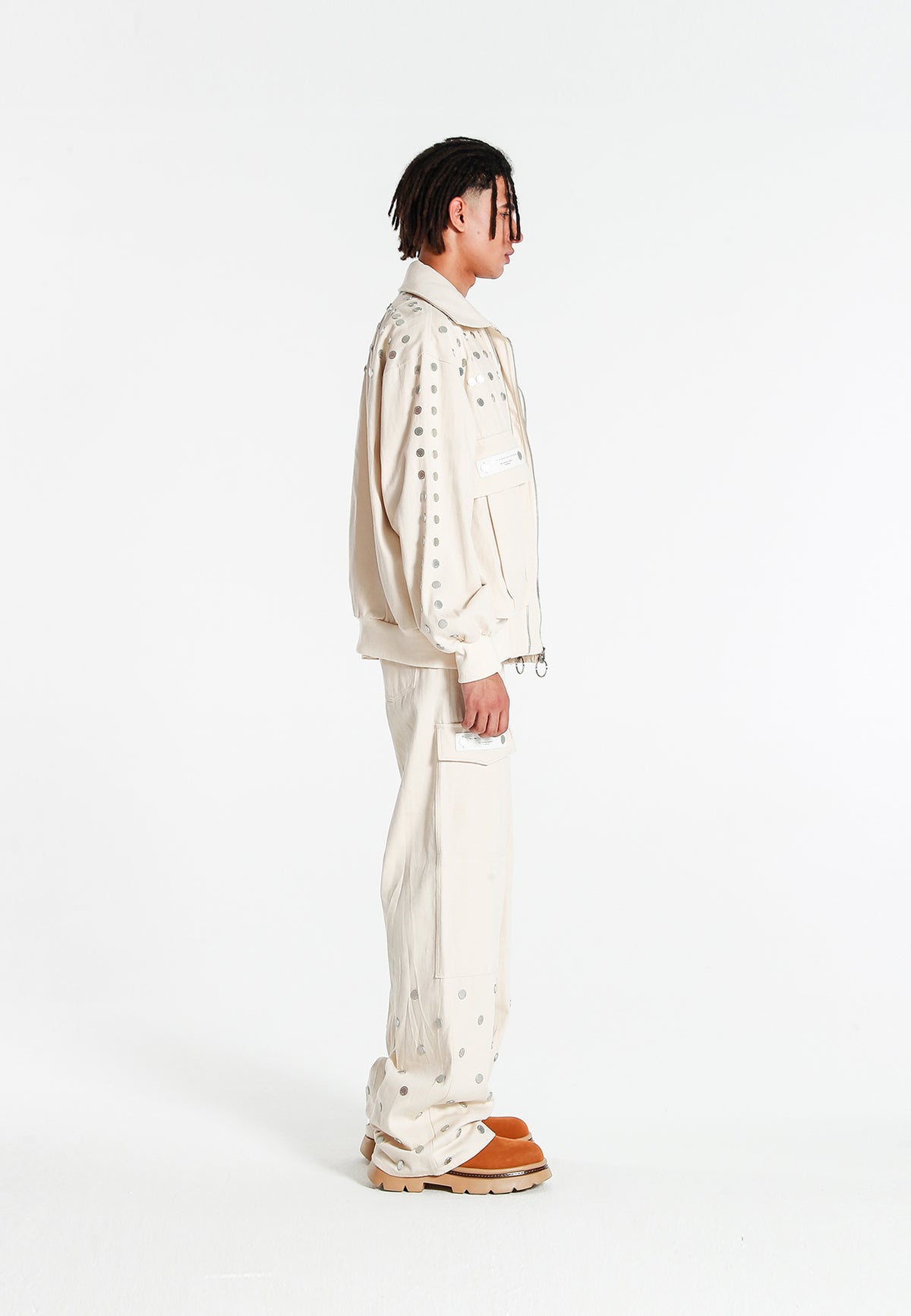 CHAQUETA VAQUERA OVERSIZE MWM CON DETALLE DE BOTONES