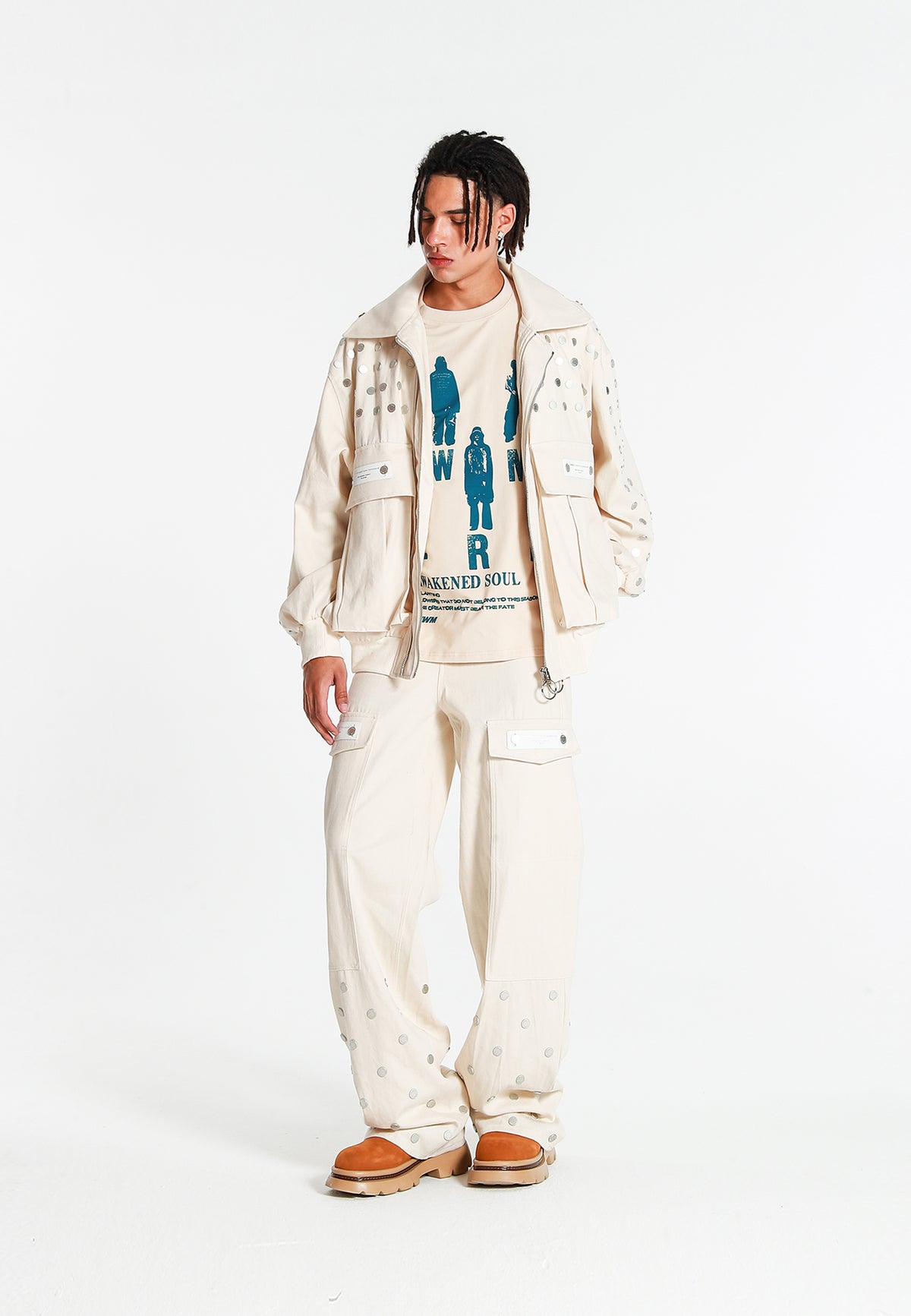 CHAQUETA VAQUERA OVERSIZE MWM CON DETALLE DE BOTONES