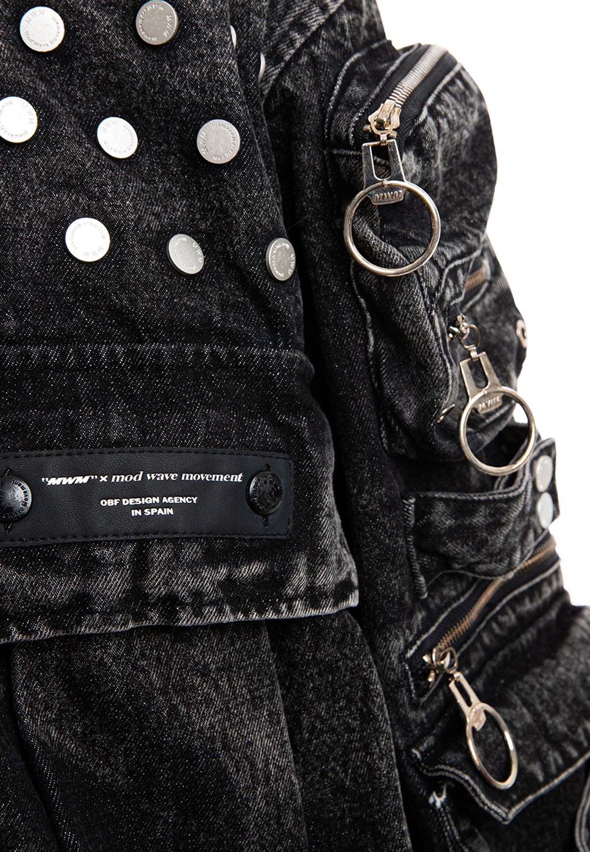 CHAQUETA VAQUERA OVERSIZE MWM CON DETALLE DE BOTONES