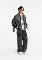 CHAQUETA VAQUERA OVERSIZE MWM CON DETALLE DE BOTONES