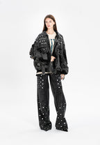 CHAQUETA VAQUERA OVERSIZE MWM CON DETALLE DE BOTONES