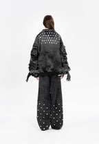CHAQUETA VAQUERA OVERSIZE MWM CON DETALLE DE BOTONES