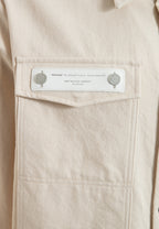 Sobrecamisa vaquera cropped con botones traseros | MWM