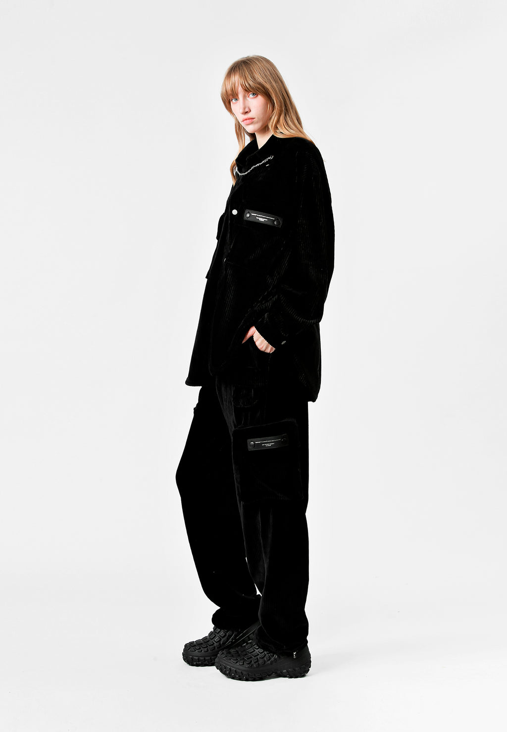 TEDDY OVERSHIRT WITH CHAIN