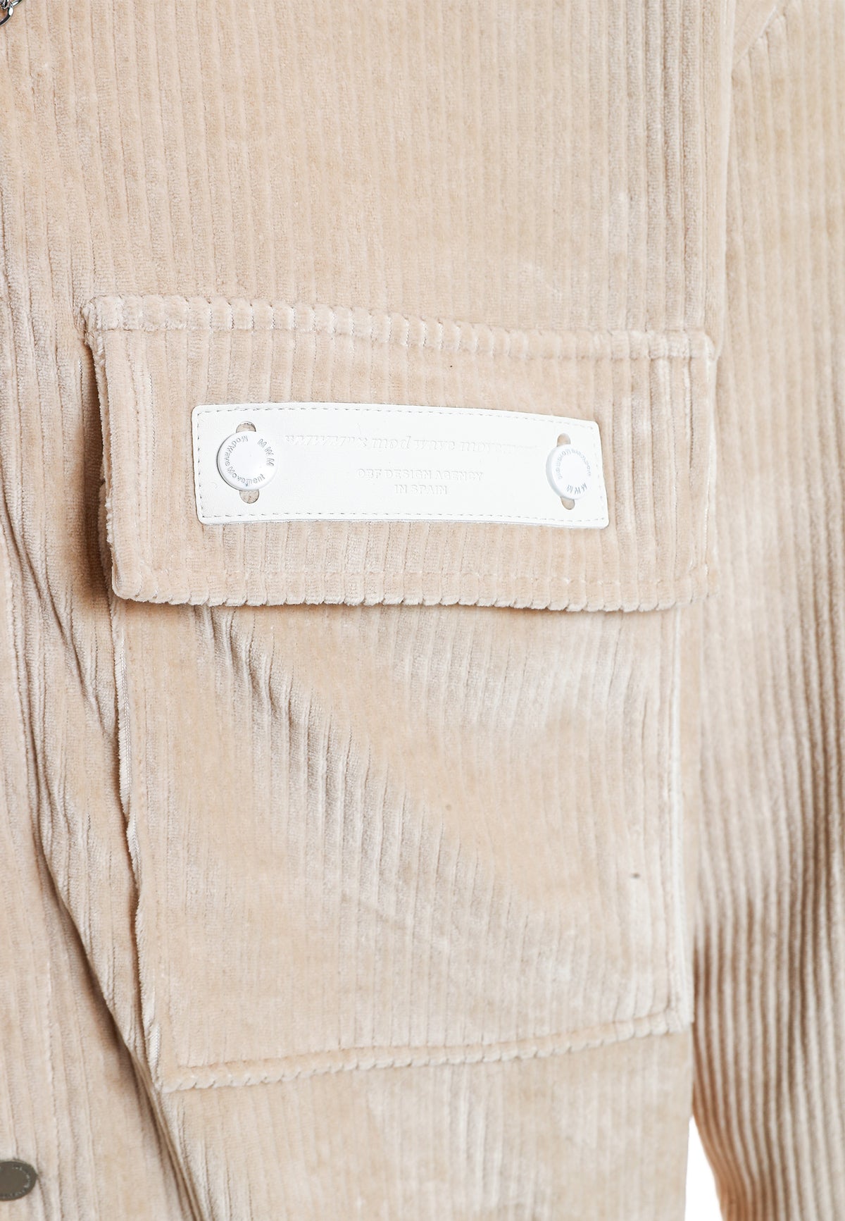 TEDDY OVERSHIRT WITH CHAIN