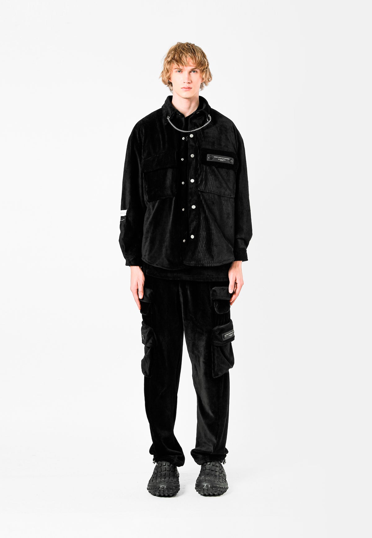 TEDDY OVERSHIRT WITH CHAIN