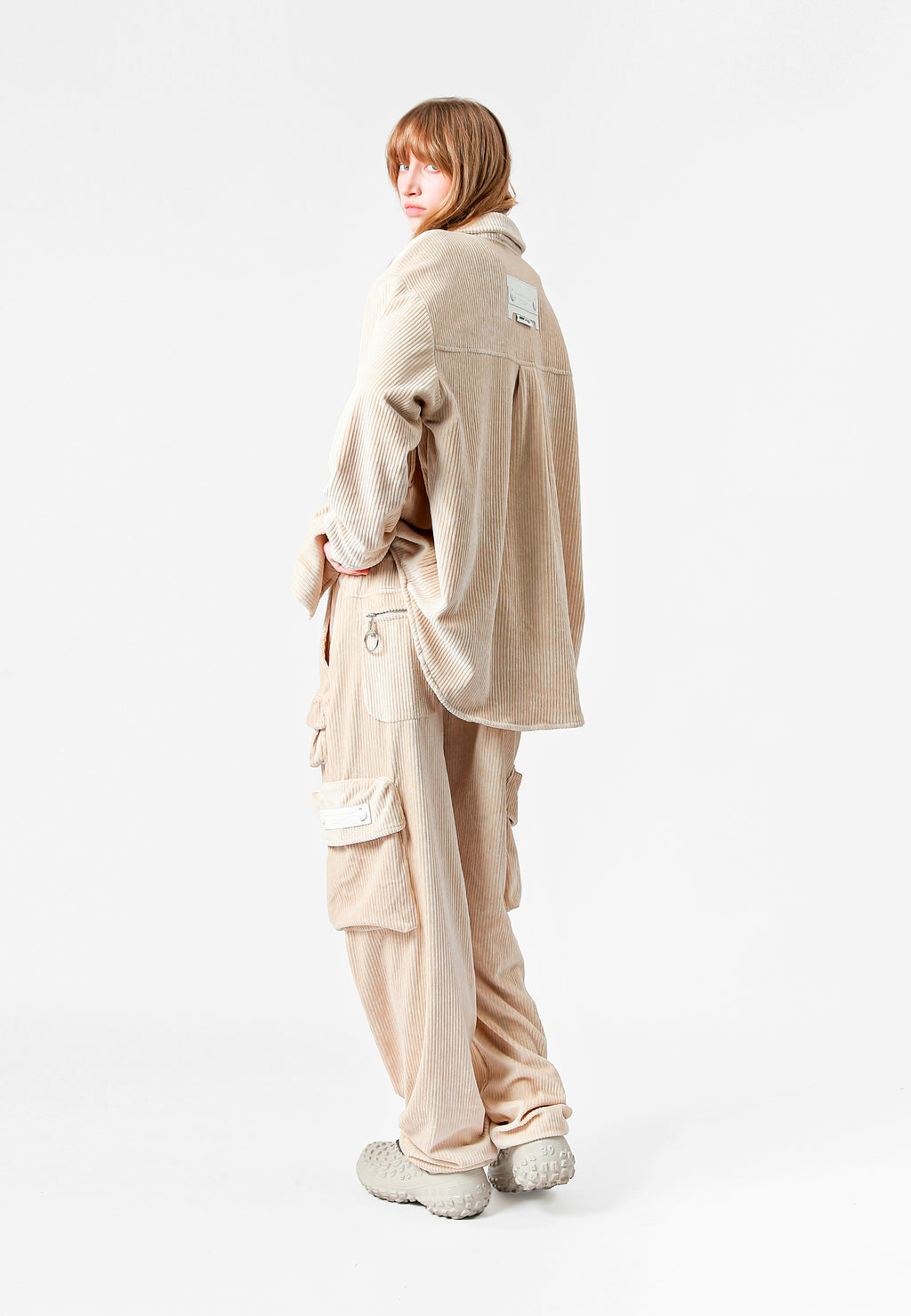 TEDDY OVERSHIRT WITH CHAIN