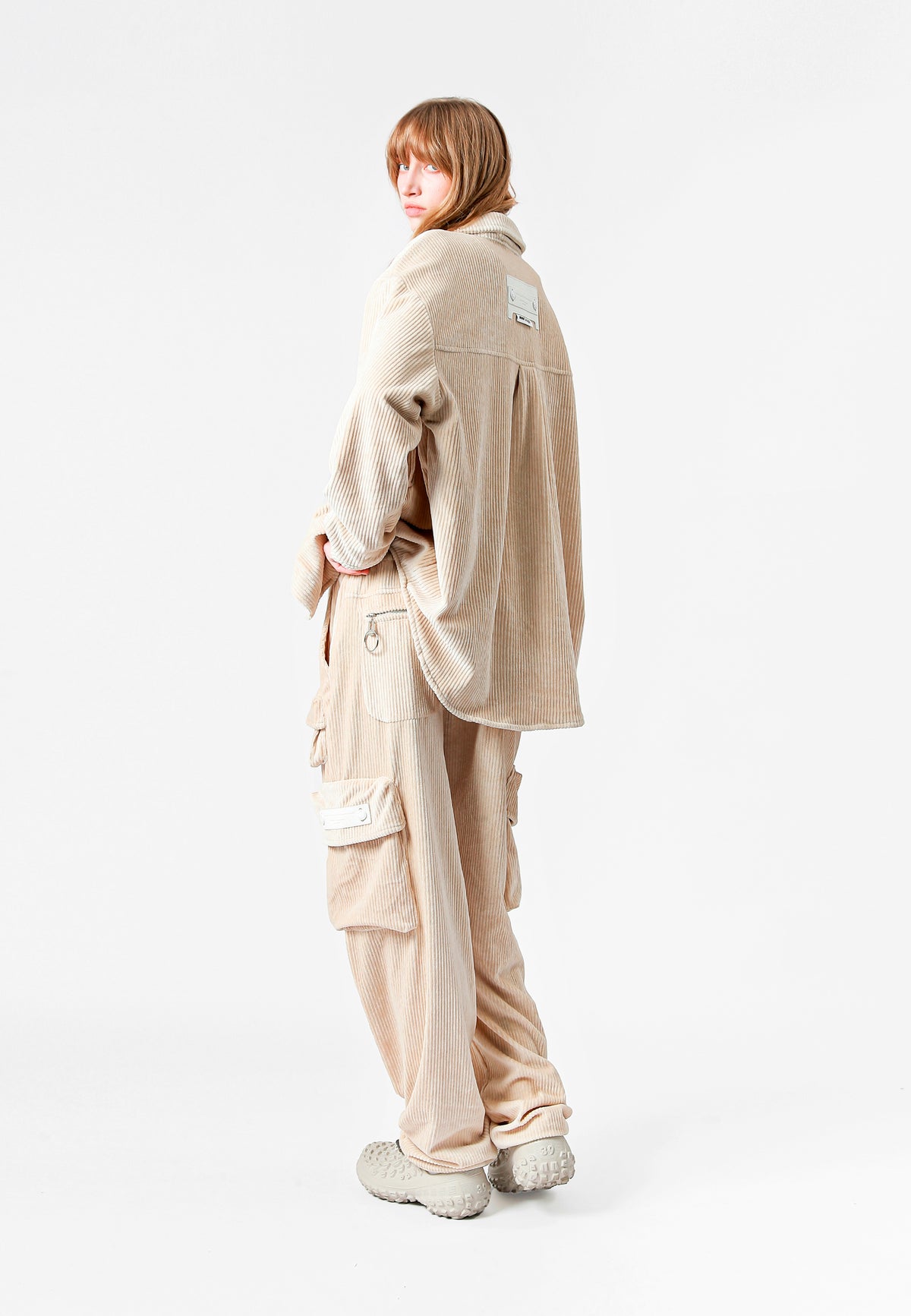 TEDDY OVERSHIRT WITH CHAIN