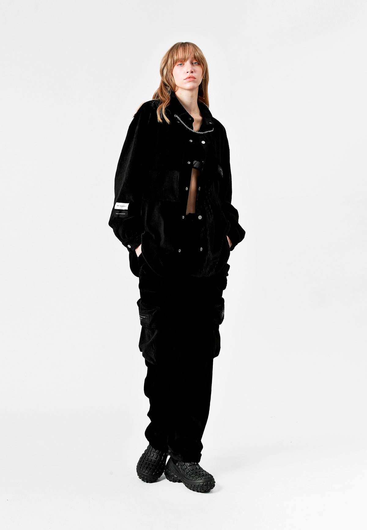 TEDDY OVERSHIRT WITH CHAIN