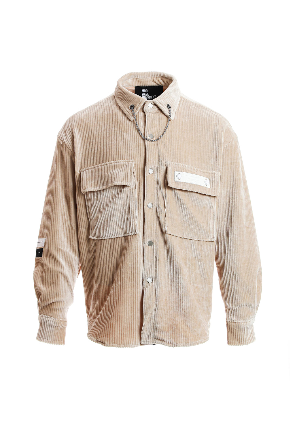 TEDDY OVERSHIRT WITH CHAIN
