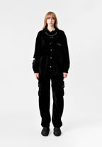TEDDY OVERSHIRT WITH CHAIN