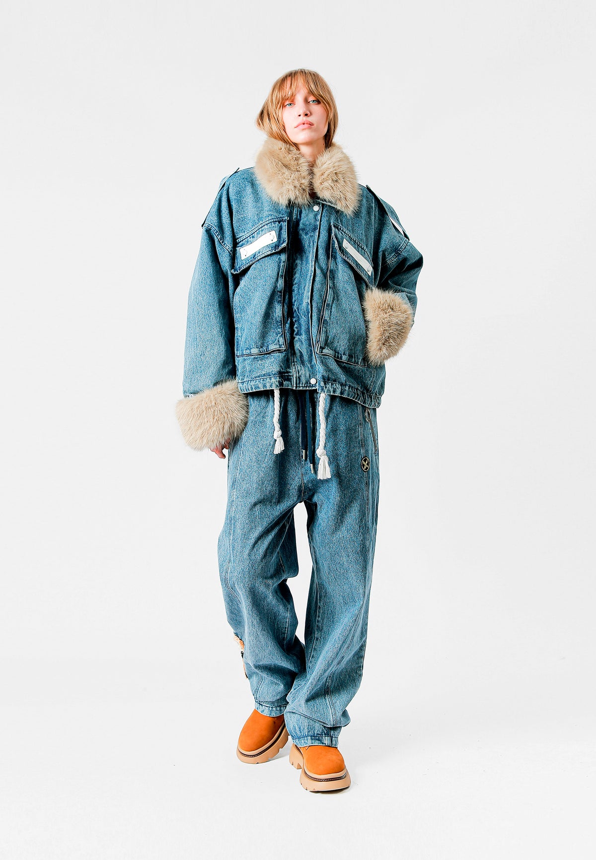 MIKE TEDDY DENIM JACKET