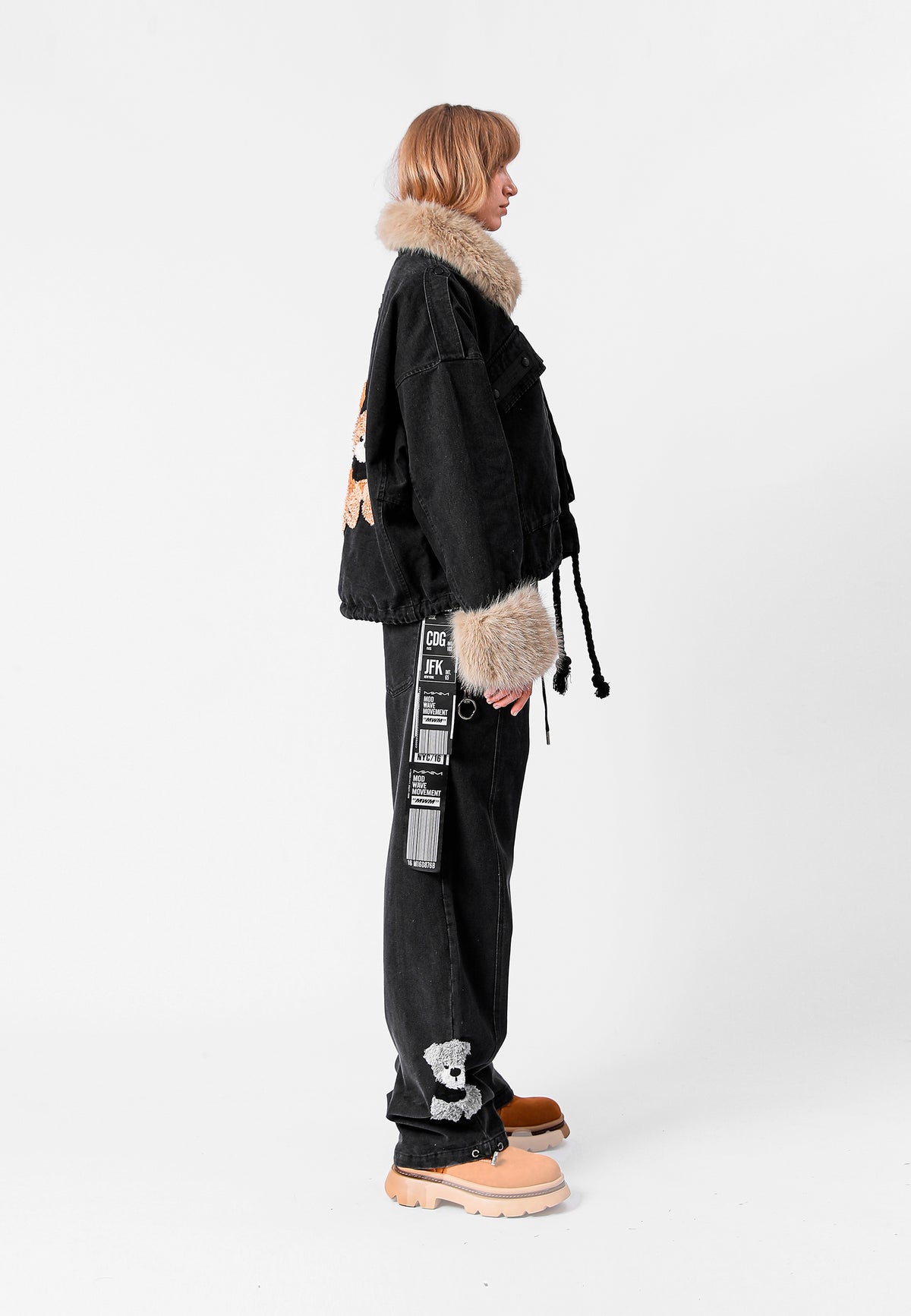 MIKE TEDDY DENIM JACKET