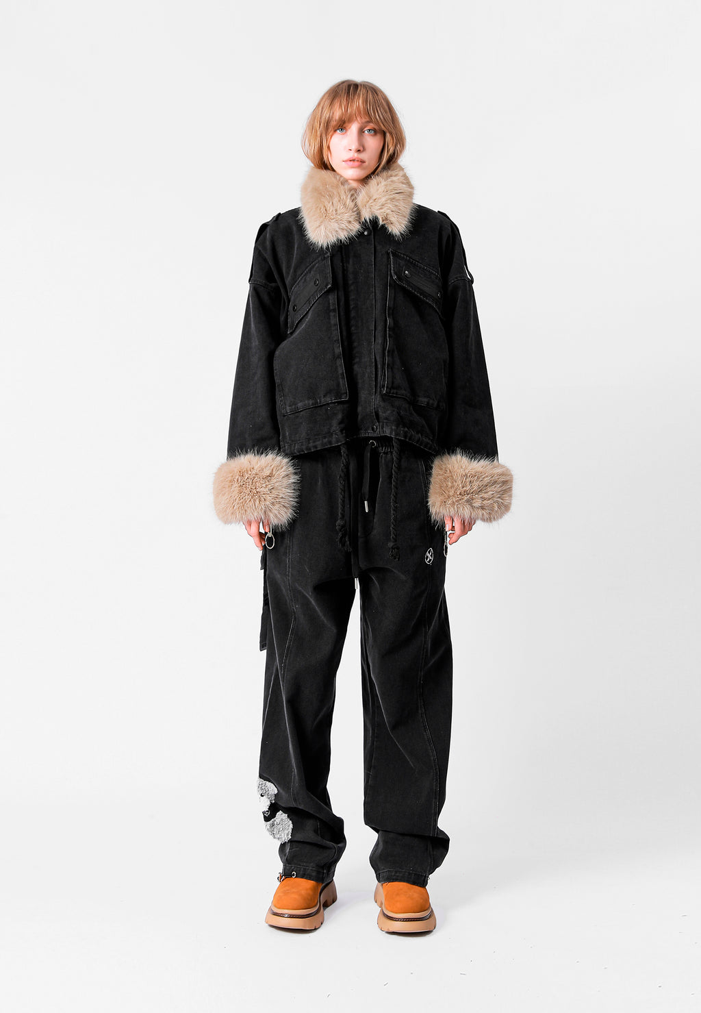 MIKE TEDDY DENIM JACKET