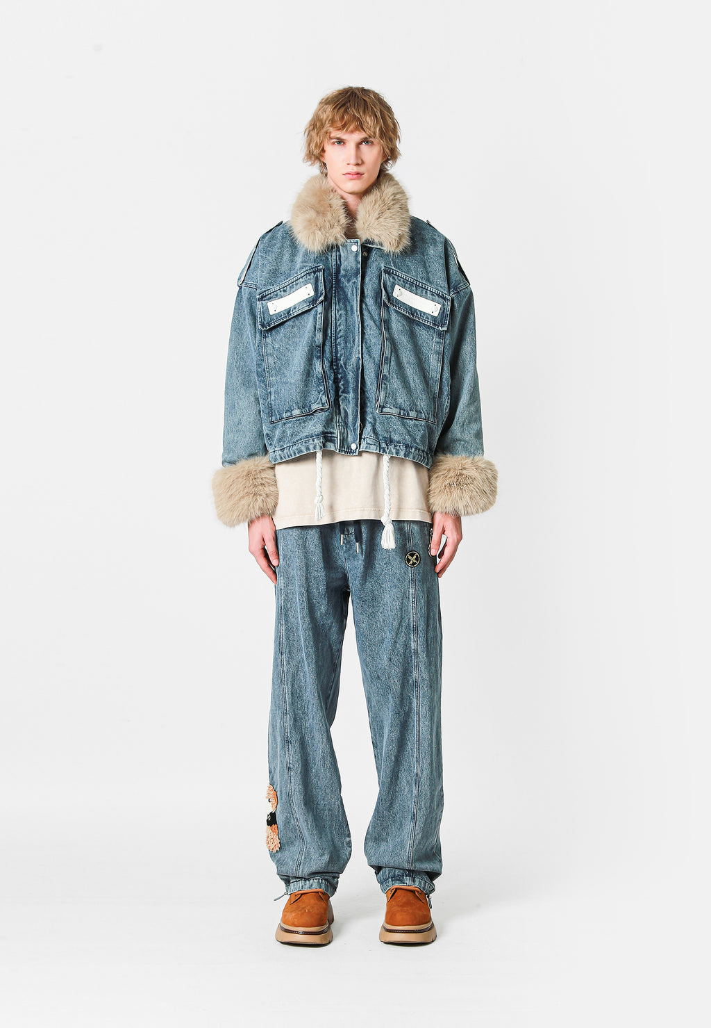 MIKE TEDDY DENIM JACKET