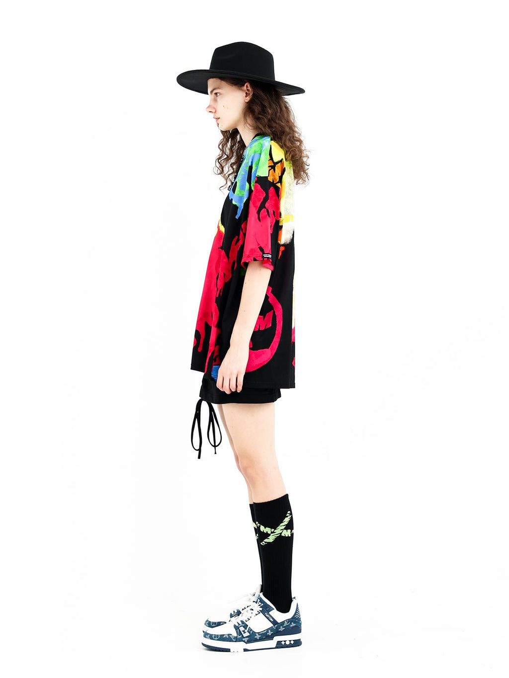 MULTICOLORED TIE-DYE T-SHIRT