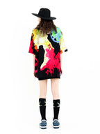 MULTICOLORED TIE-DYE T-SHIRT